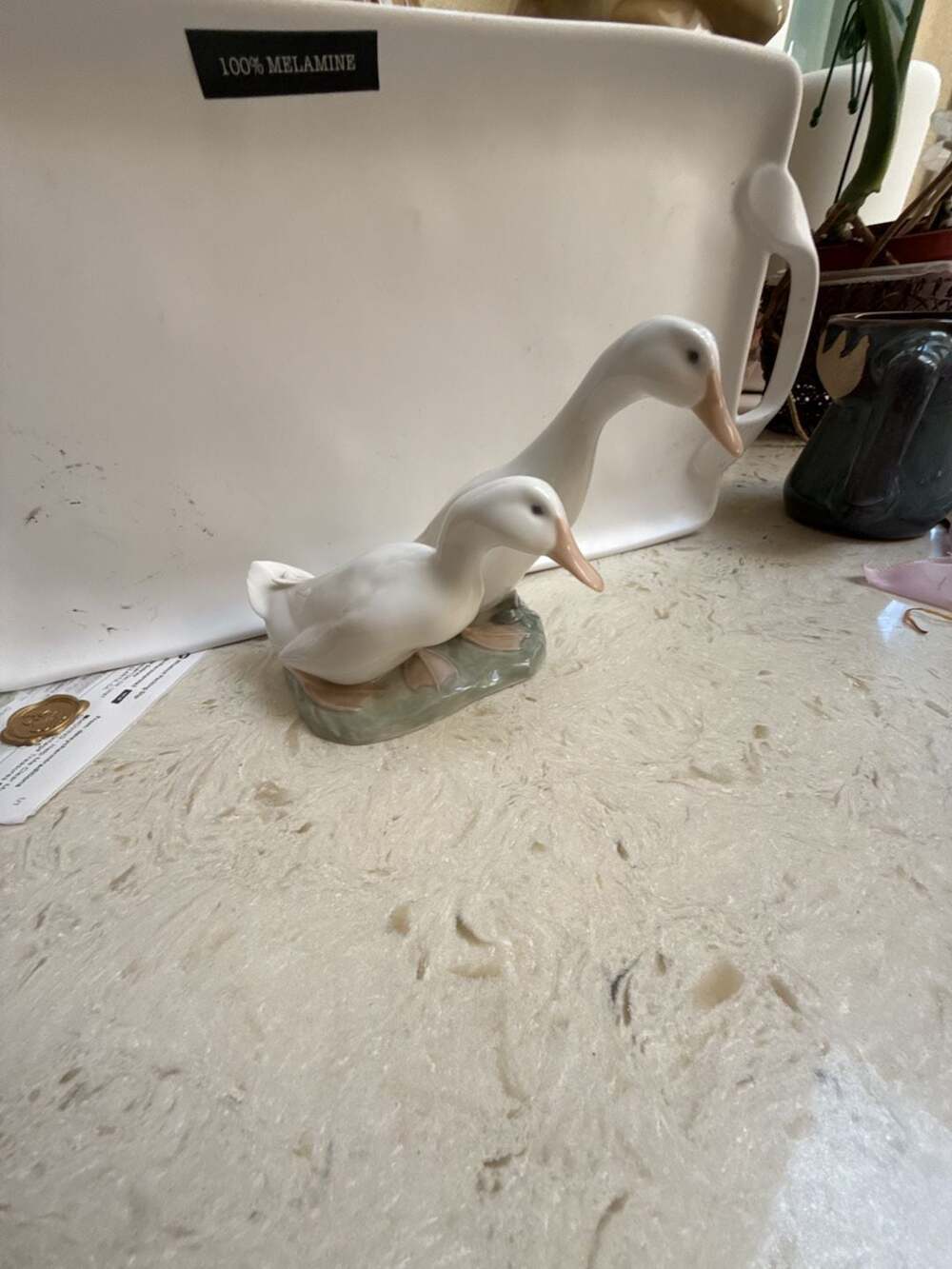 Royal Copenhagen Porcelain Figurine of Two Ducks No. 2128